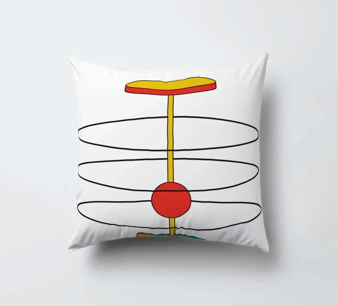 Abstract Shape Thinking Idea cuscino da Family Bauhaus Art