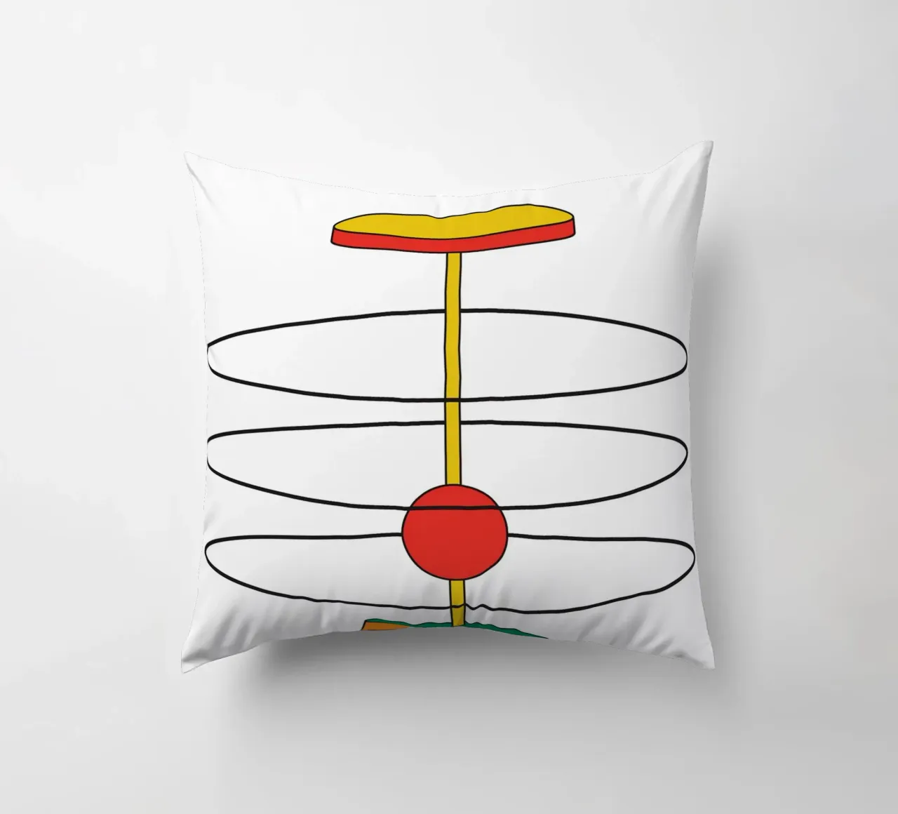 Abstract Shape Thinking Idea cuscino da Family Bauhaus Art