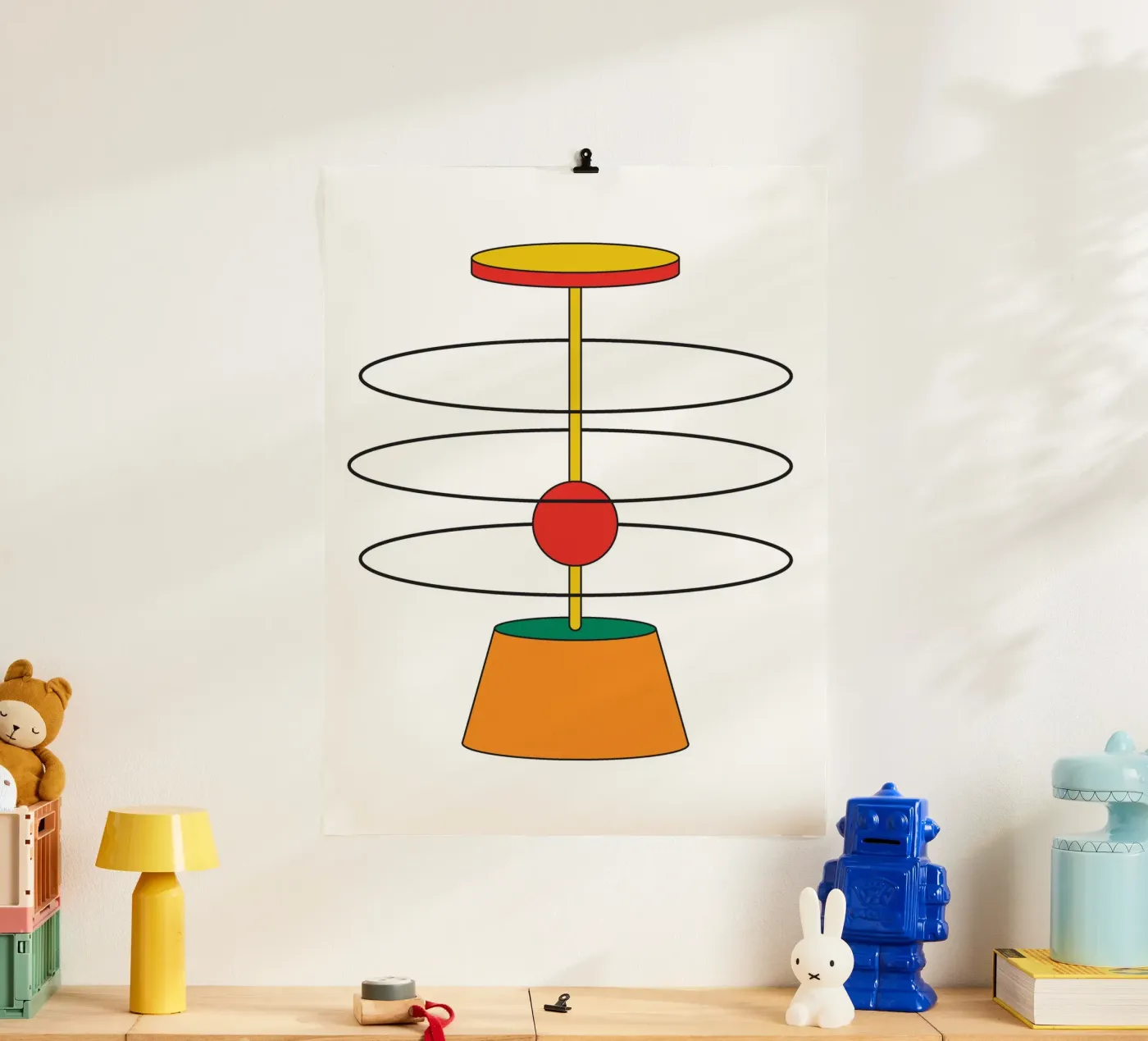 Abstract Shape Thinking Idea poster by Family Bauhaus Art