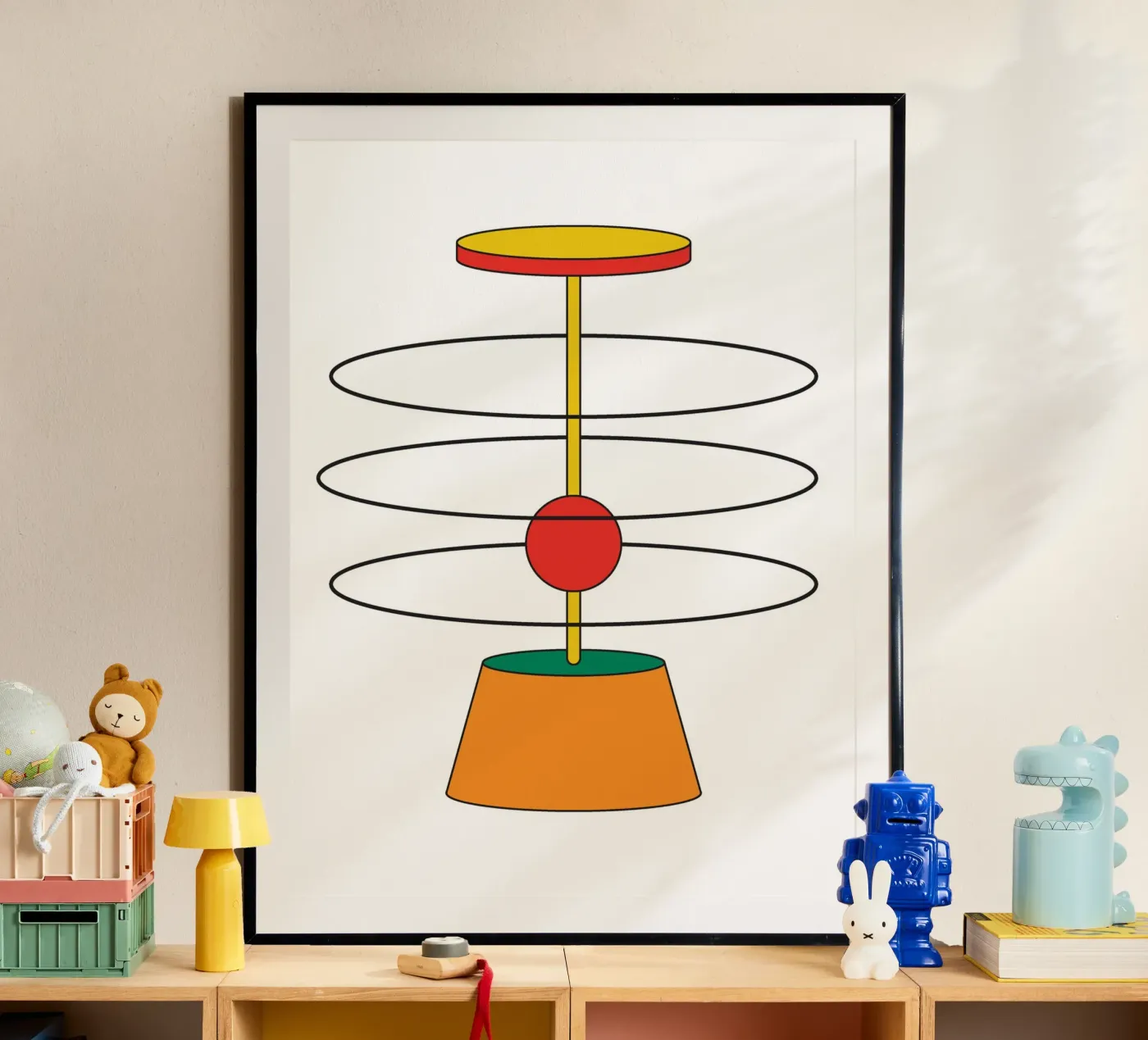 Abstract Shape Thinking Idea poster by Family Bauhaus Art