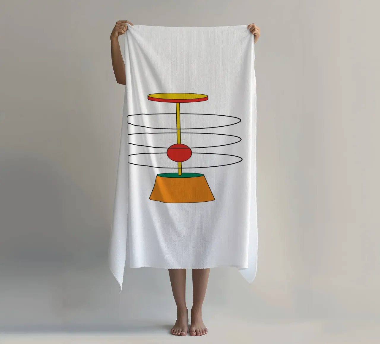 Abstract Shape Thinking Idea telo mare da Family Bauhaus Art