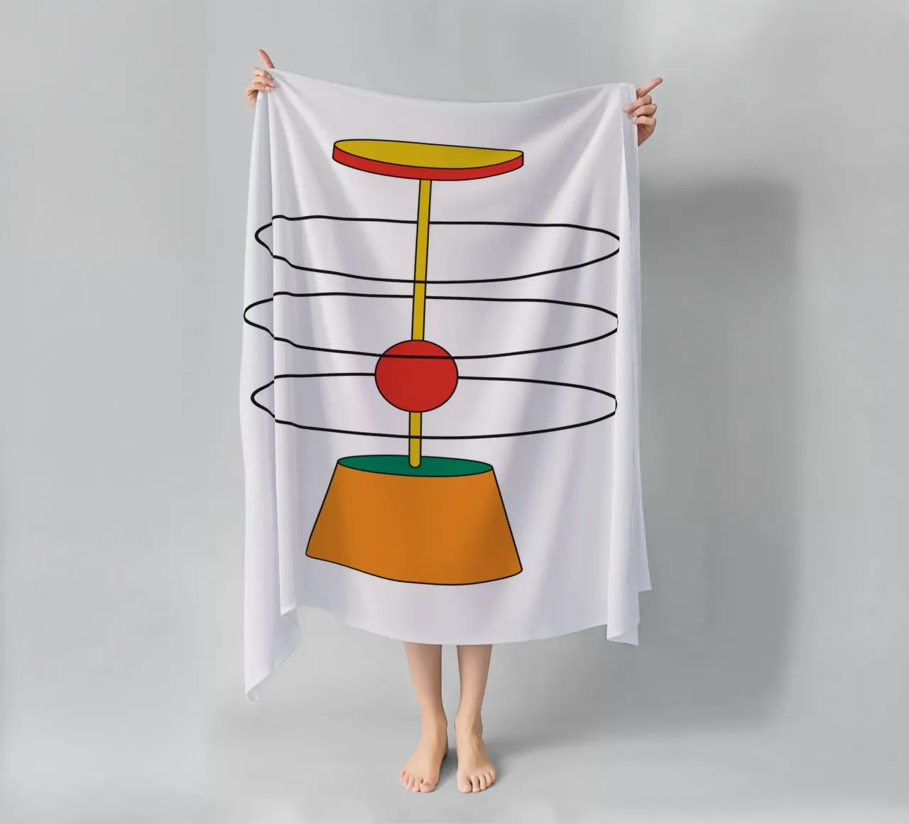 Abstract Shape Thinking Idea telo mare da Family Bauhaus Art