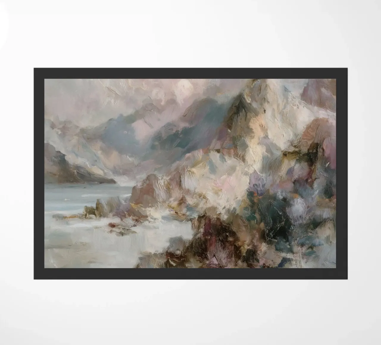 Paesaggio onirico a pastello zerbino da Carinaprint