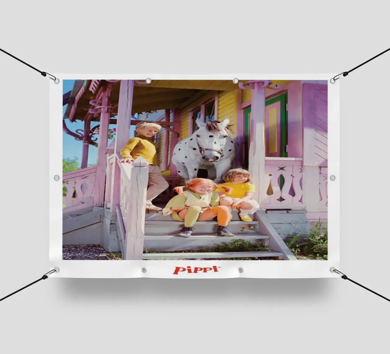 Pippi Longstocking and her friends pvc cover by Earl Beeman