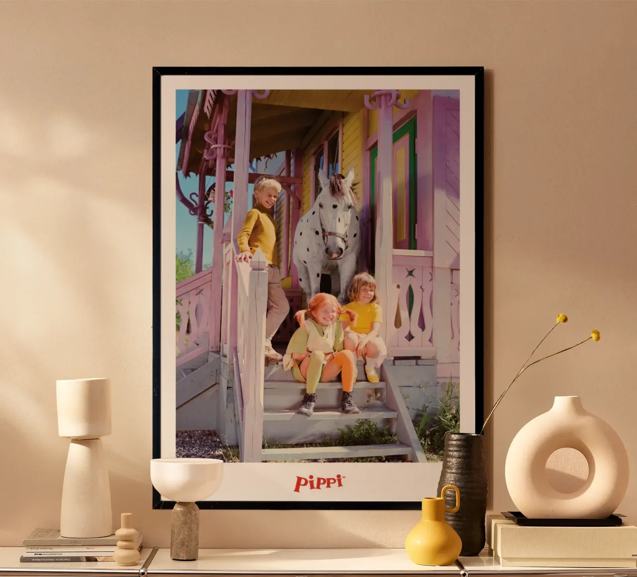 Pippi Longstocking and her friends hahnemühle by Earl Beeman