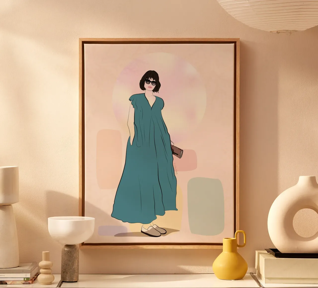 Note canvas with Floater frame by vioking