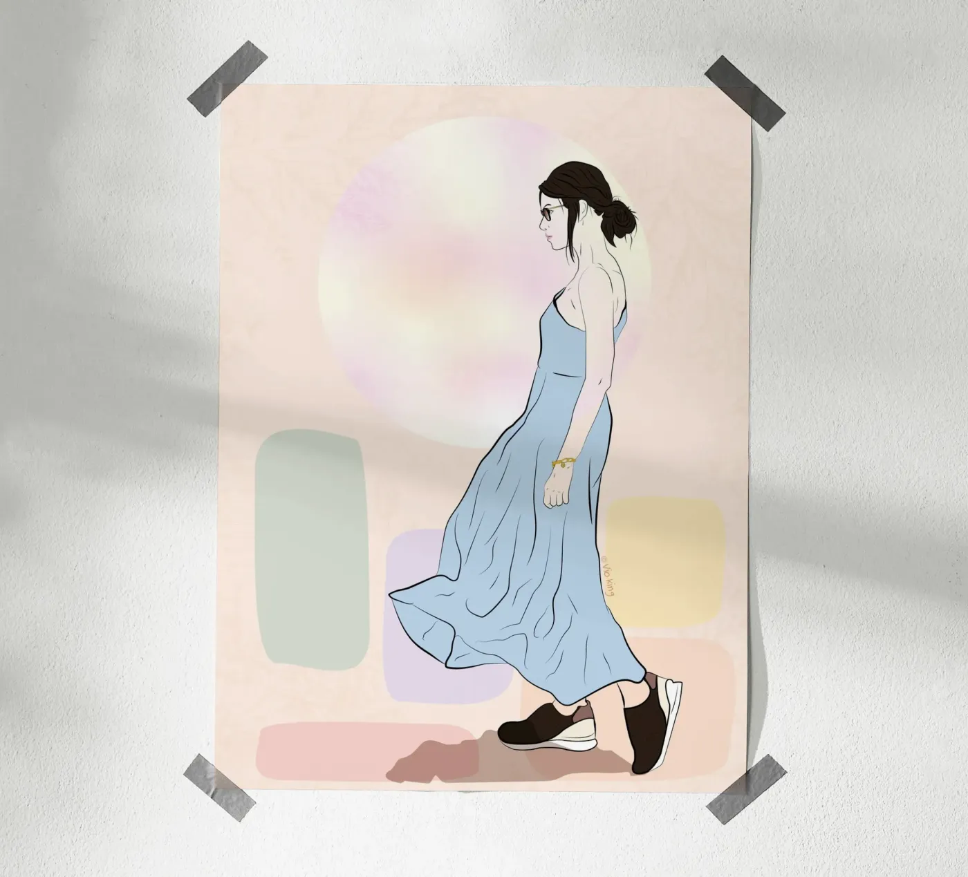 Uitdaging poster van Vioking