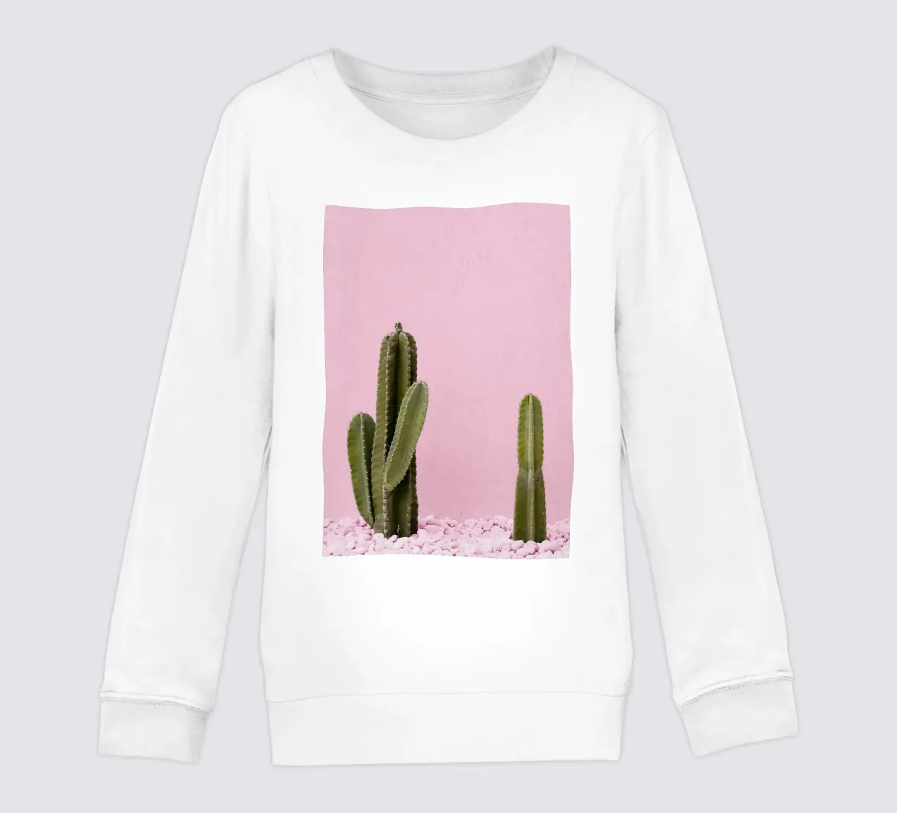 cactus pianta grassa verde felpa bambino da Ben King