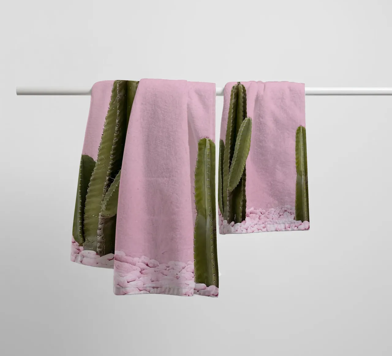 cactus pianta grassa verde asciugamano da bagno da Ben King