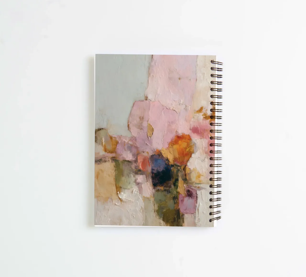 Natural colour fields spiral notebook by Carinaprint