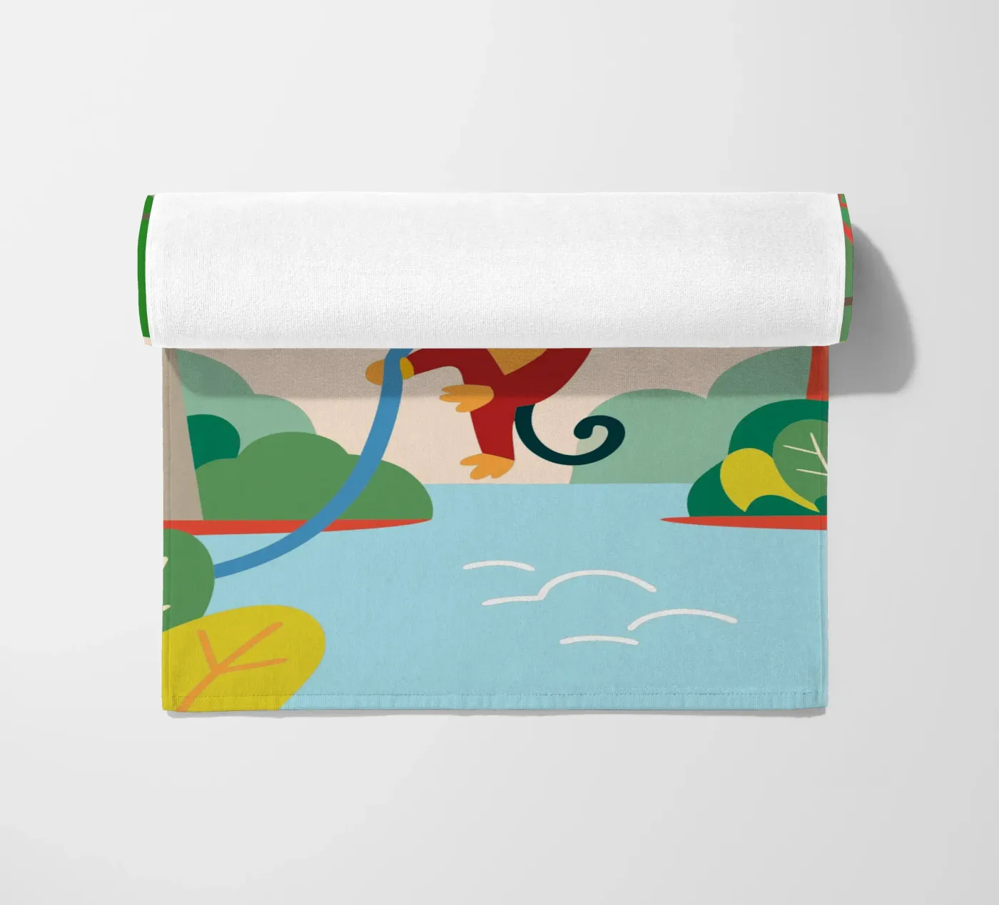 Suspension de singe serviette de plage de CUTE ANIMALS