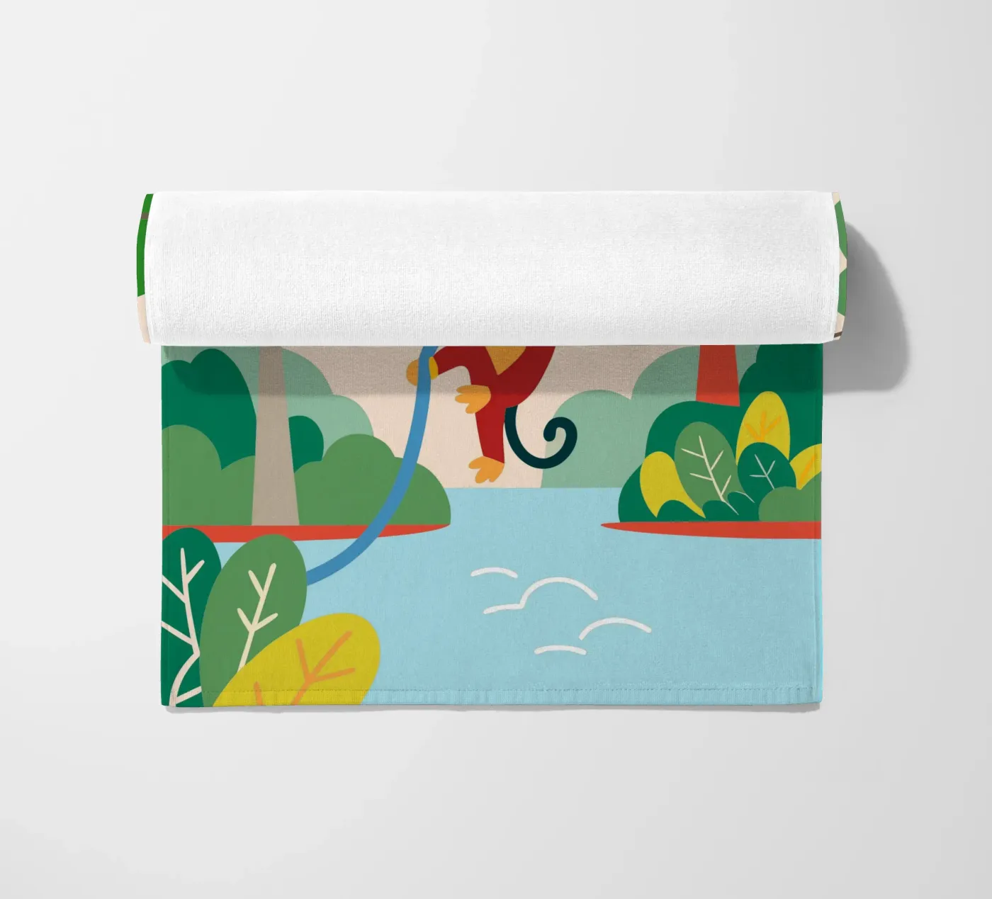 Suspension de singe serviette de plage de CUTE ANIMALS