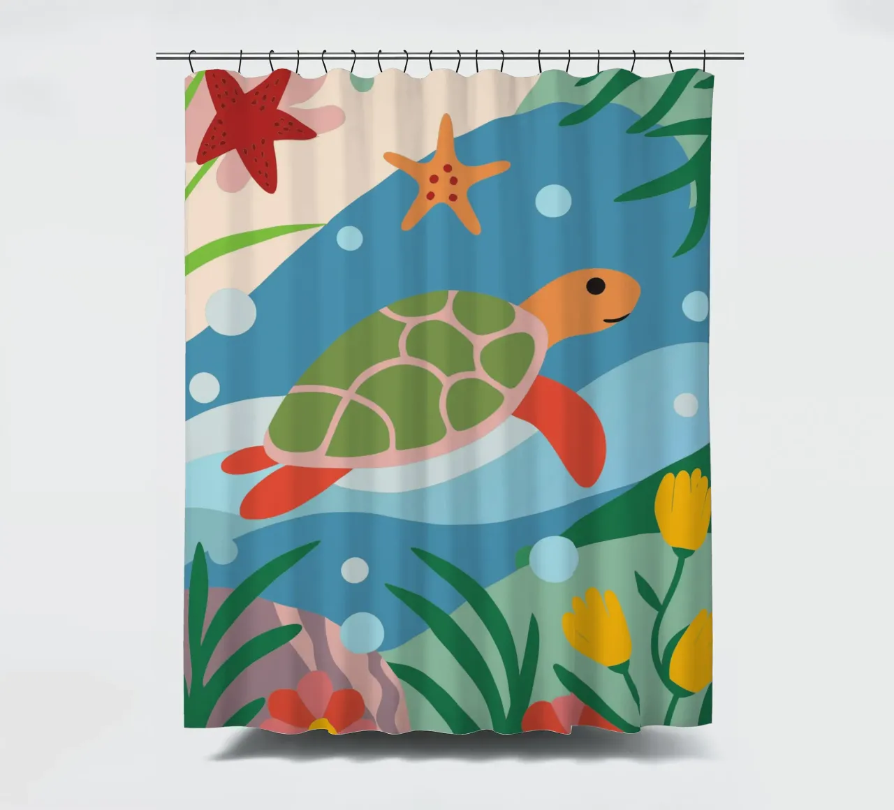 Tartaruga subacquea tenda da doccia da CUTE ANIMALS