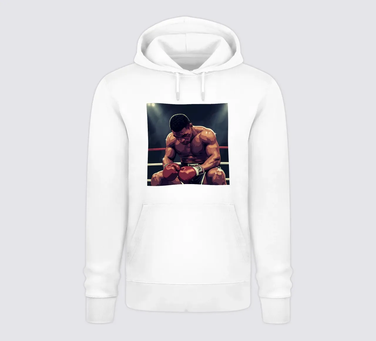 Mike Tyson the Legend felpa con cappuccio da Lembayung art