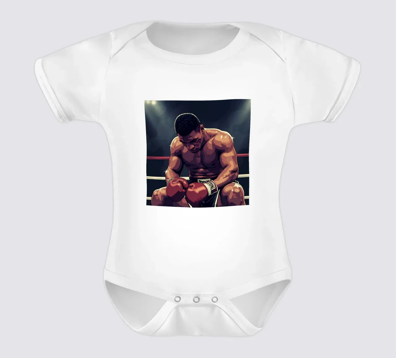 Mike Tyson the Legend body neonato maniche corte da Lembayung art