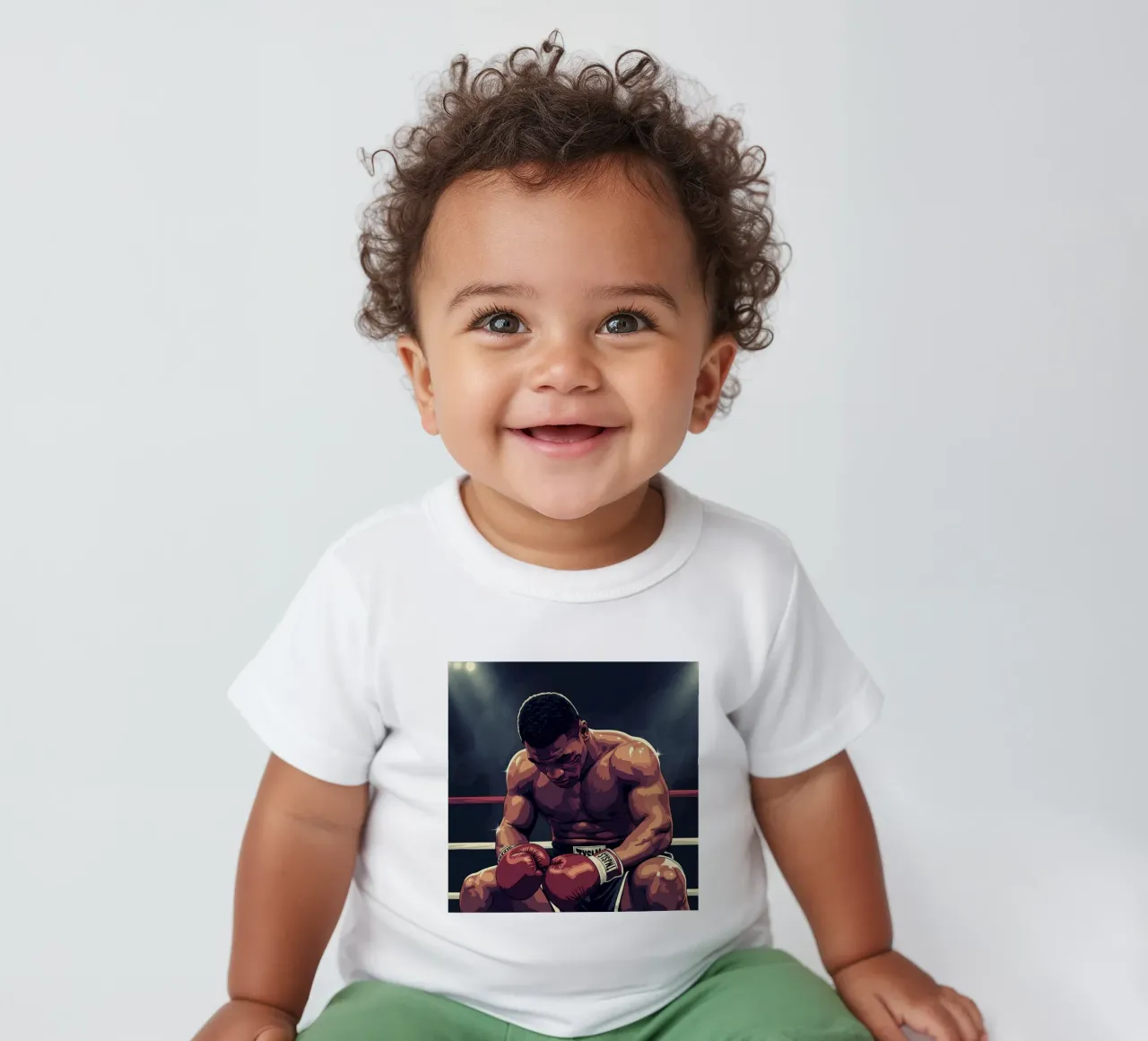 Mike Tyson the Legend maglietta neonato da Lembayung art