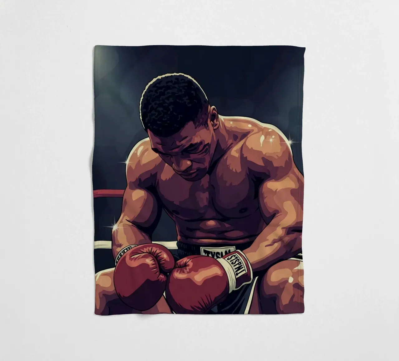 Mike Tyson the Legend coperta in pile da Lembayung art
