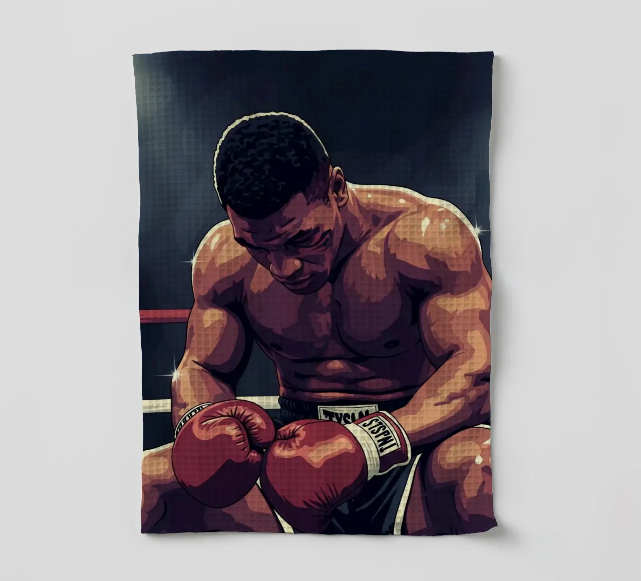 Mike Tyson the Legend canovaccio da cucina da Lembayung art