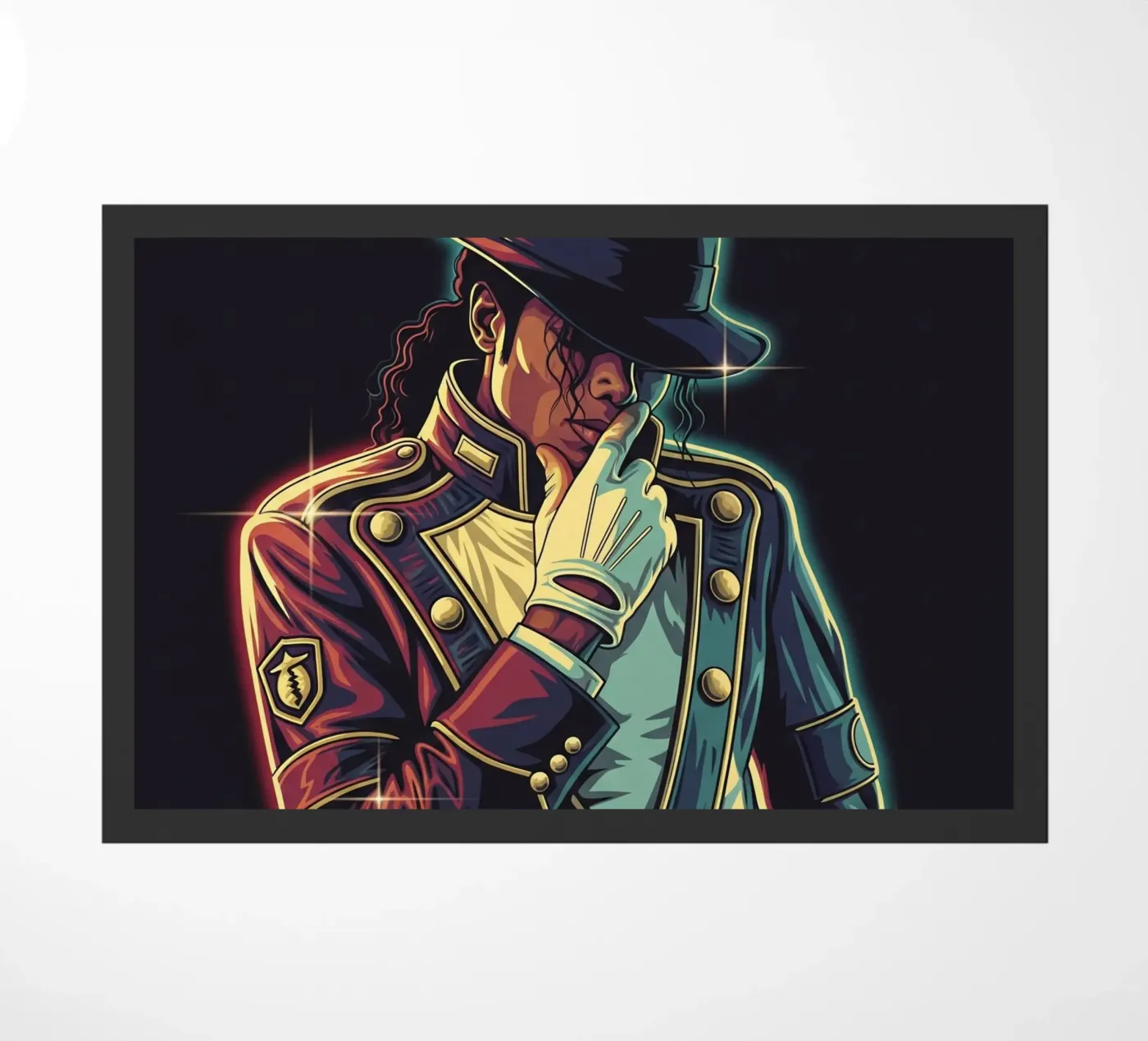 Michael Jackson style doormat by Lembayung art