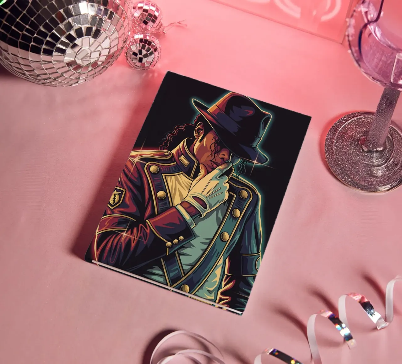 Michael Jackson style notebook by Lembayung art