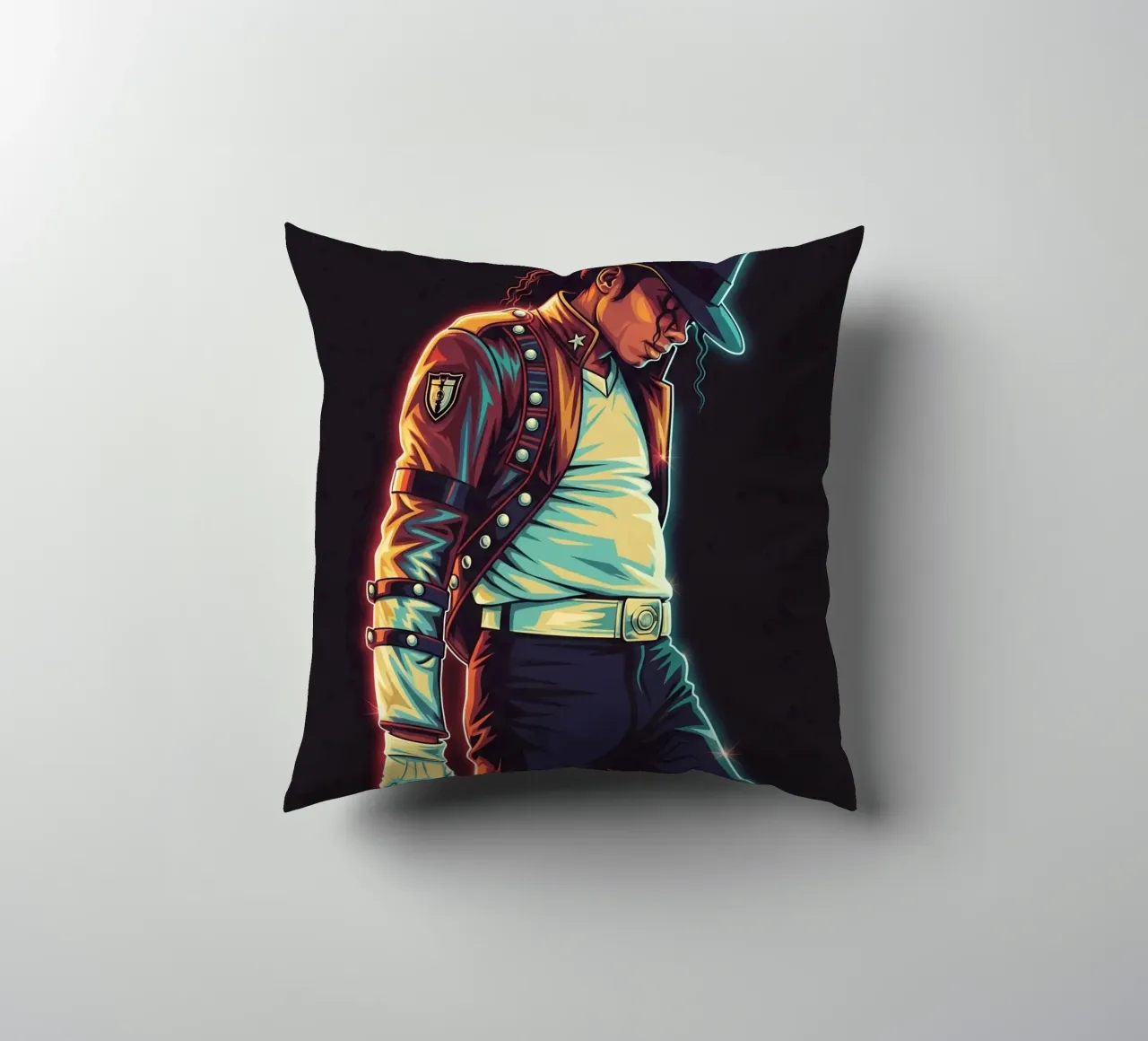 Michael Jackson iconic style cuscino da Lembayung art