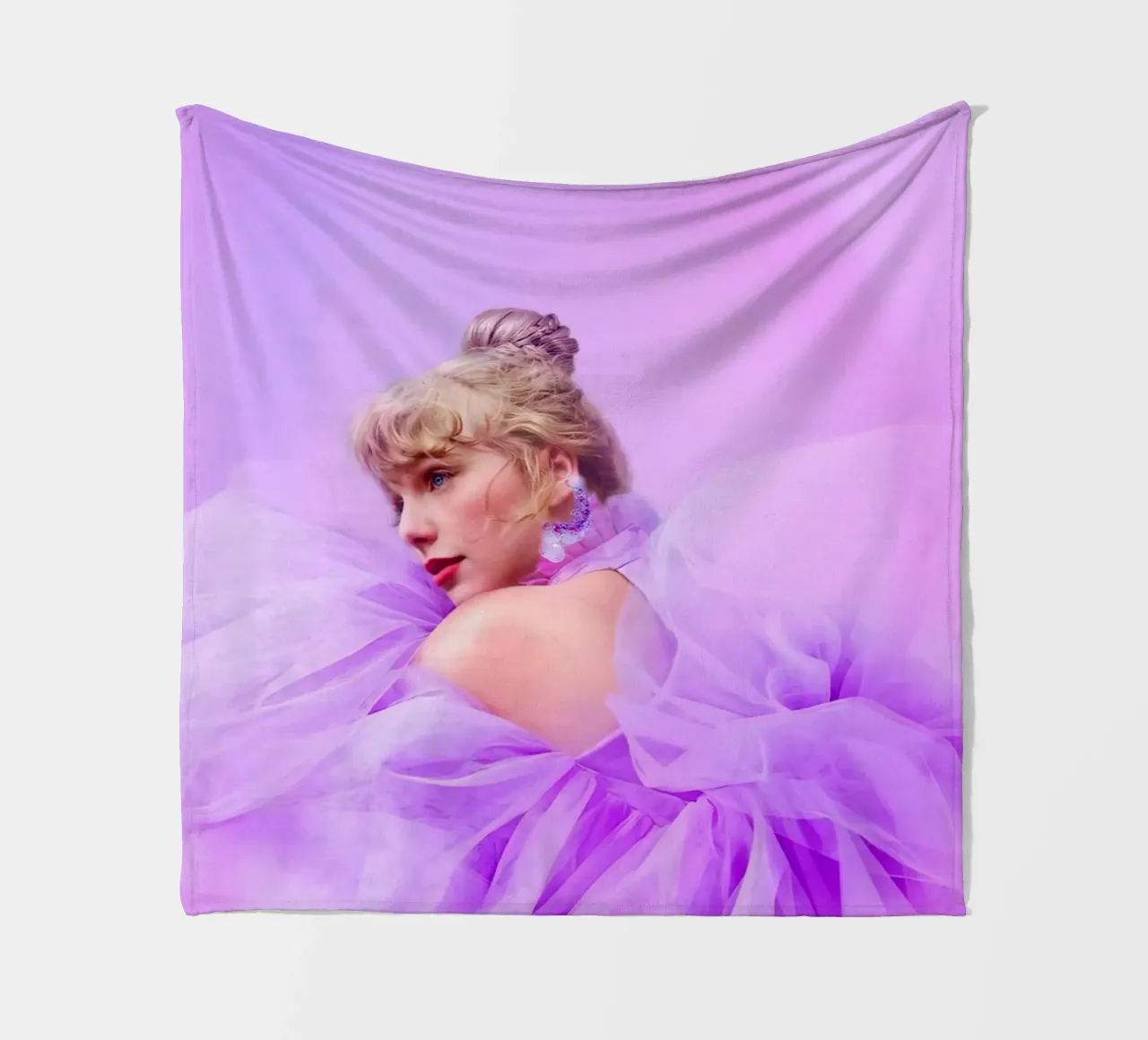 Taylor Swift Purple coperta in pile da Musadad Shop
