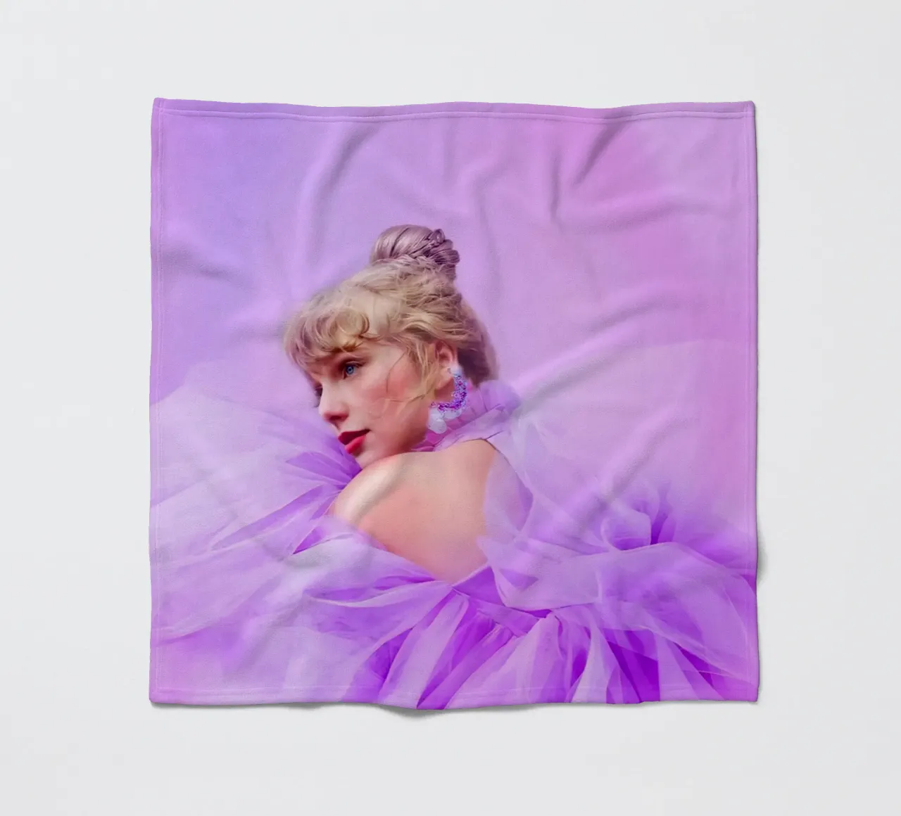 Taylor Swift Purple coperta in pile da Musadad Shop