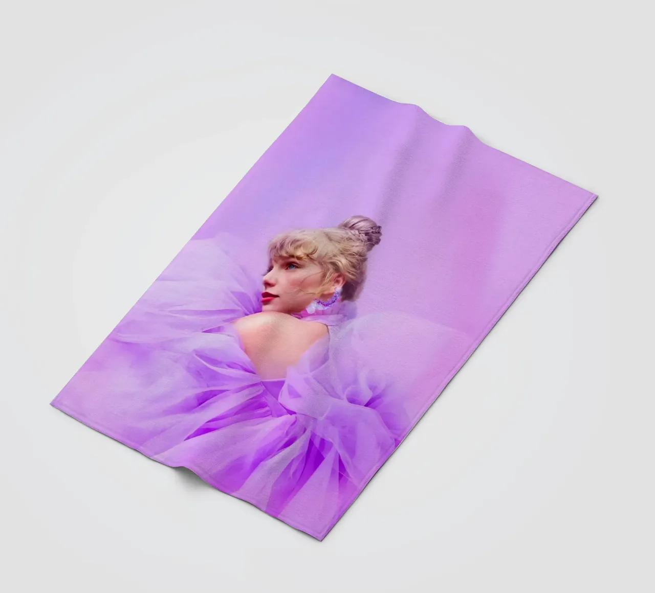 Taylor Swift Purple coperta in pile da Musadad Shop