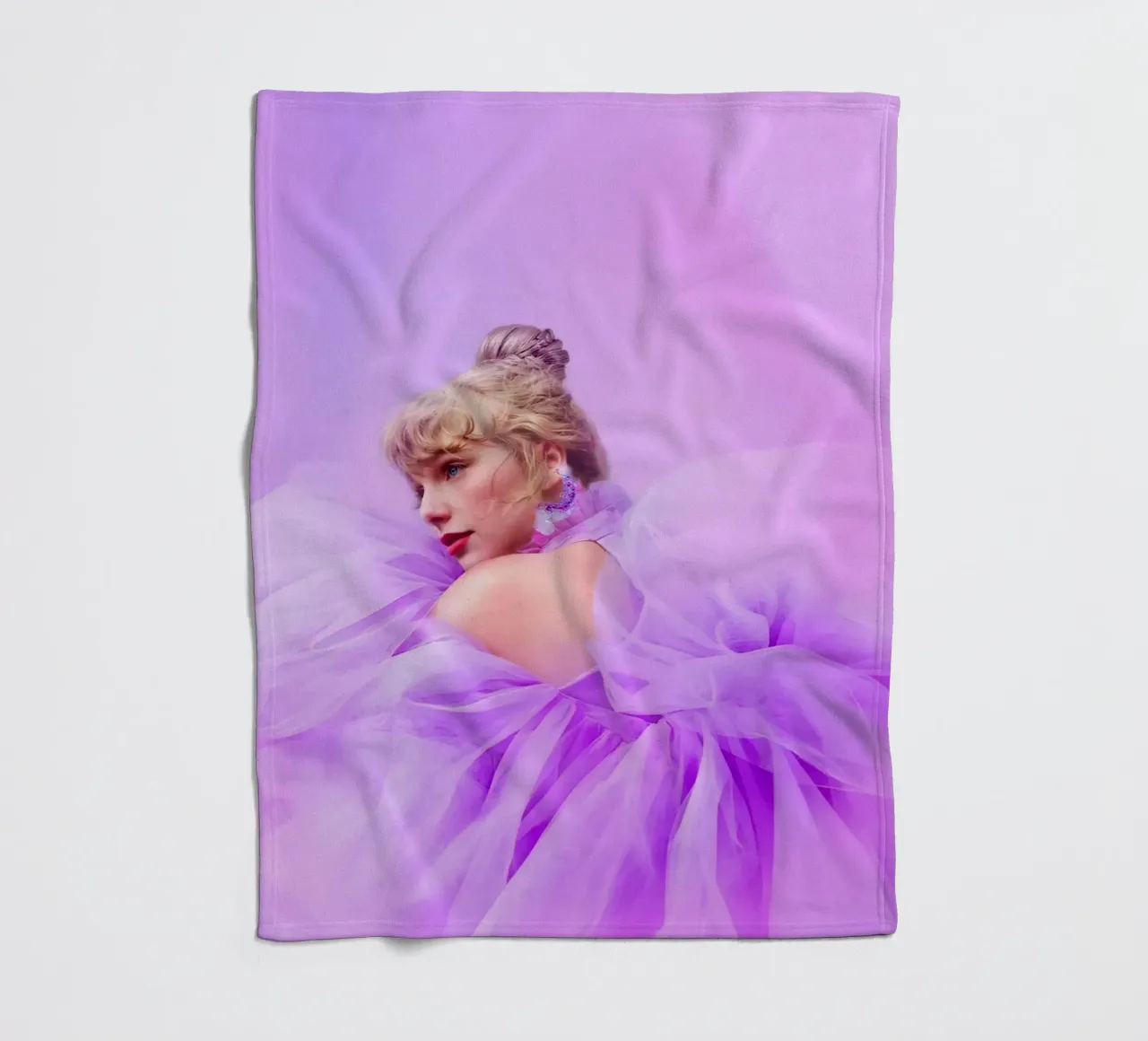 Taylor Swift Purple coperta in pile da Musadad Shop