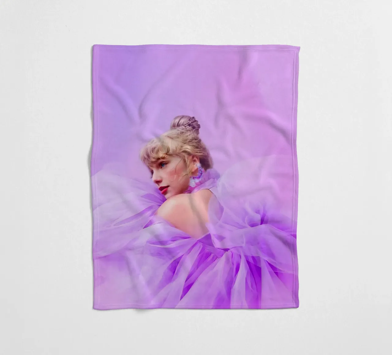 Taylor Swift Purple coperta in pile da Musadad Shop