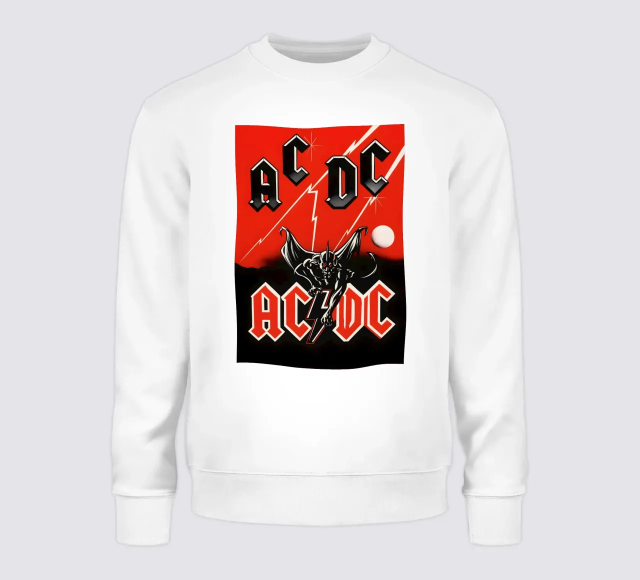Metal Signs 530 189 ACDC Vintage Retro Home Man Cave Garage sweatshirt by DGUnder