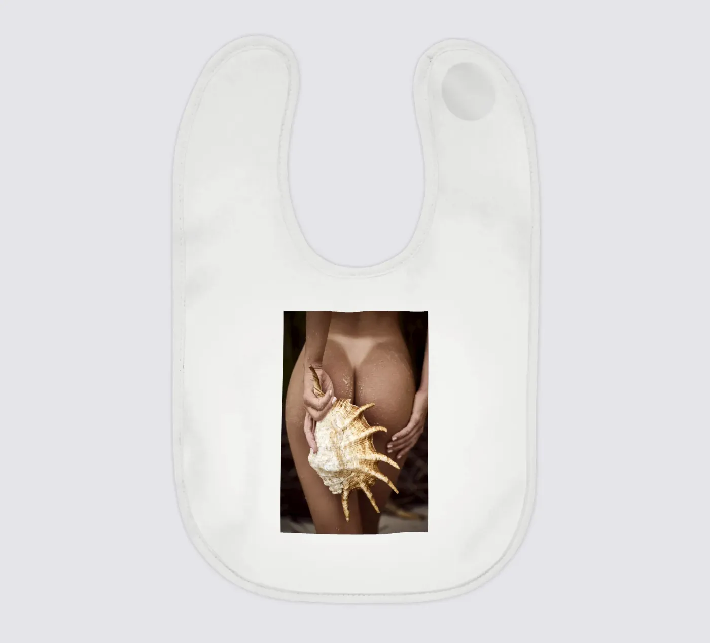 Seashell Babylätzchen von Marie Bärsch