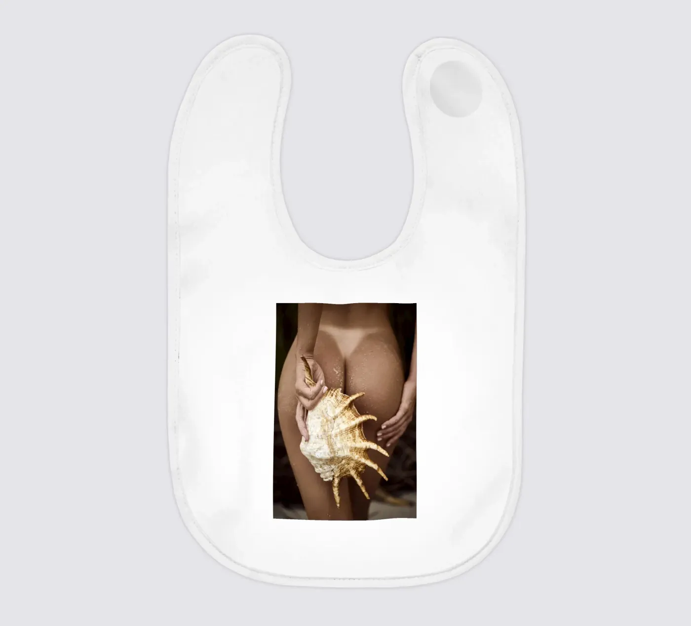Seashell Babylätzchen von Marie Bärsch