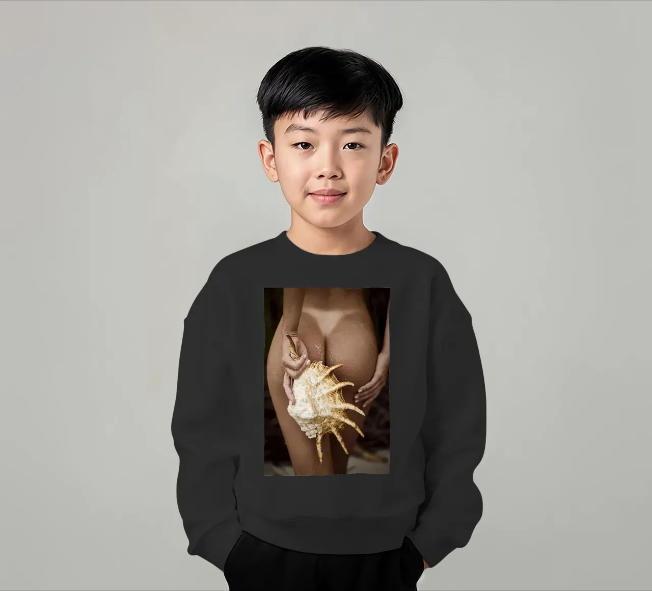 Seashell felpa bambino da Marie Bärsch