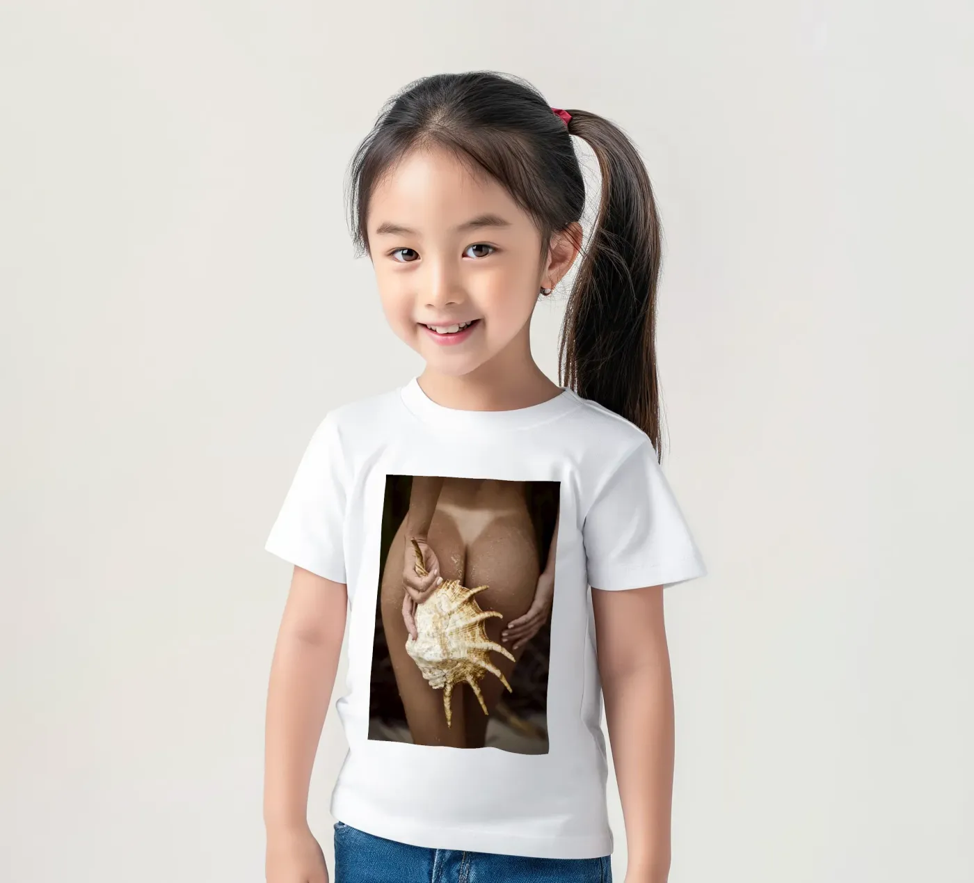 Seashell kids t-shirt by Marie Bärsch