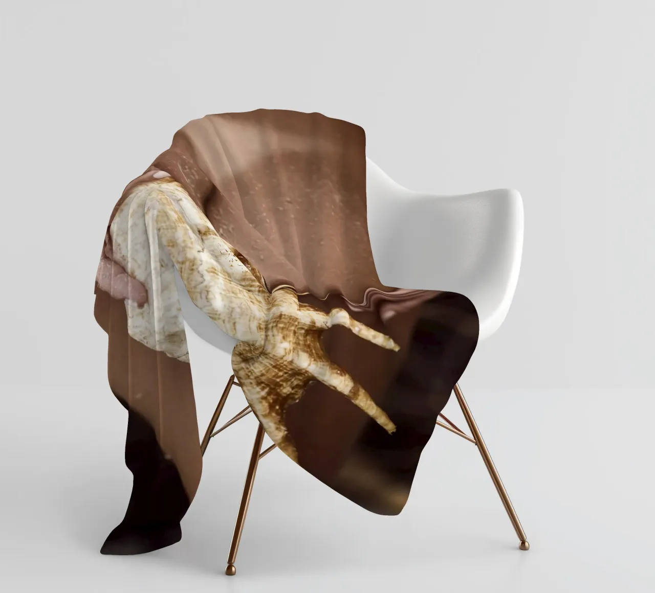 Seashell Fleecedecke von Marie Bärsch