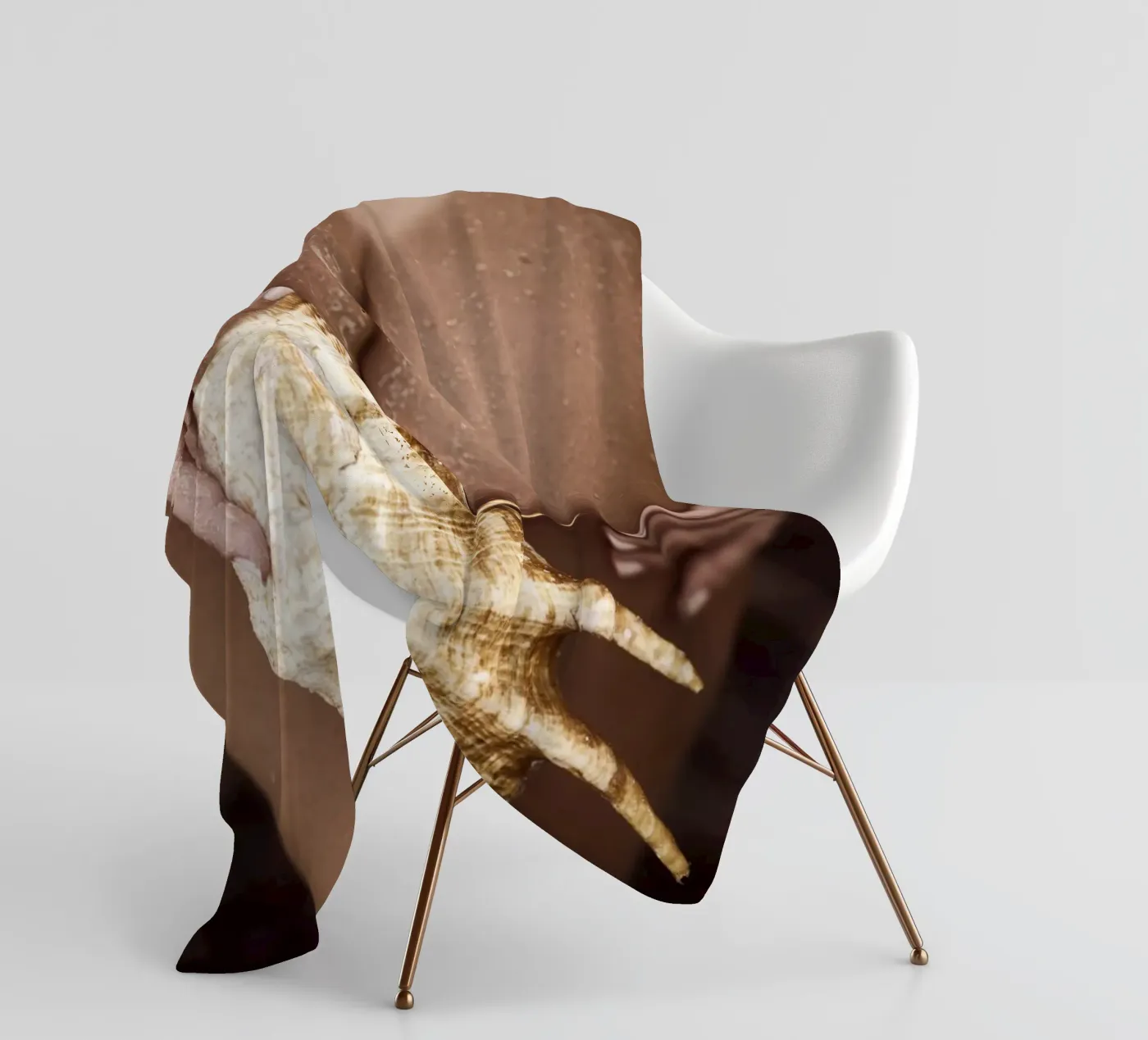 Seashell Fleecedecke von Marie Bärsch