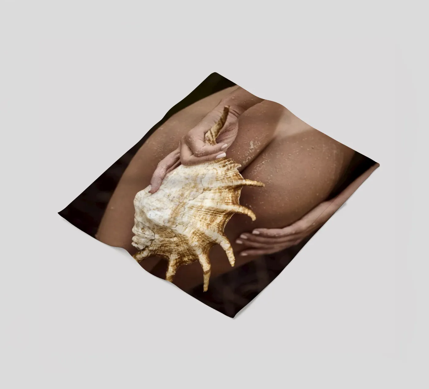 Seashell Fleecedecke von Marie Bärsch