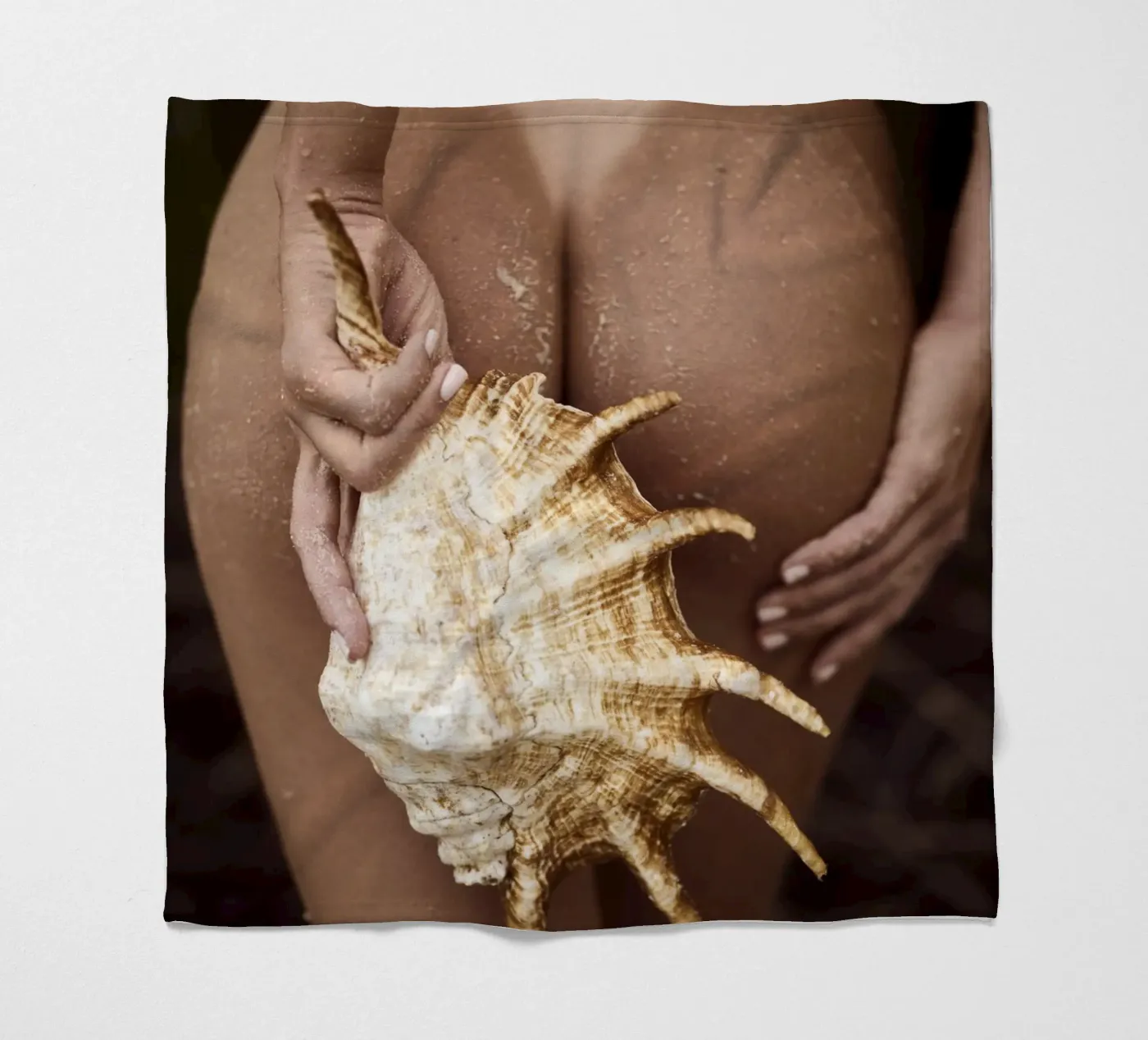Seashell coperta in pile da Marie Bärsch