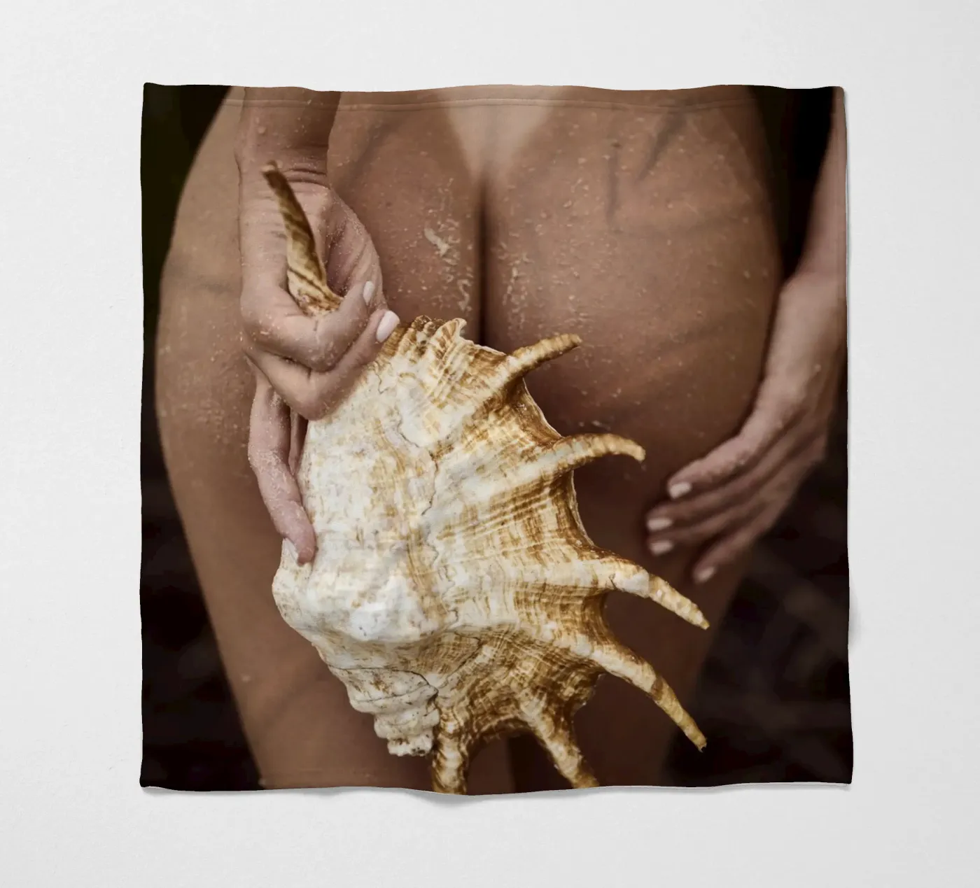 Seashell Fleecedecke von Marie Bärsch