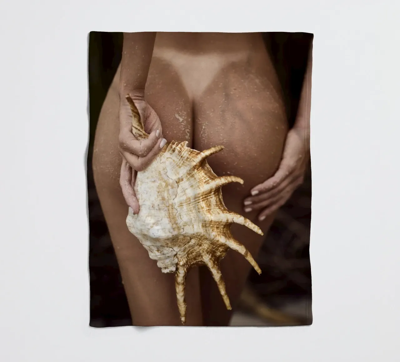 Seashell coperta in pile da Marie Bärsch