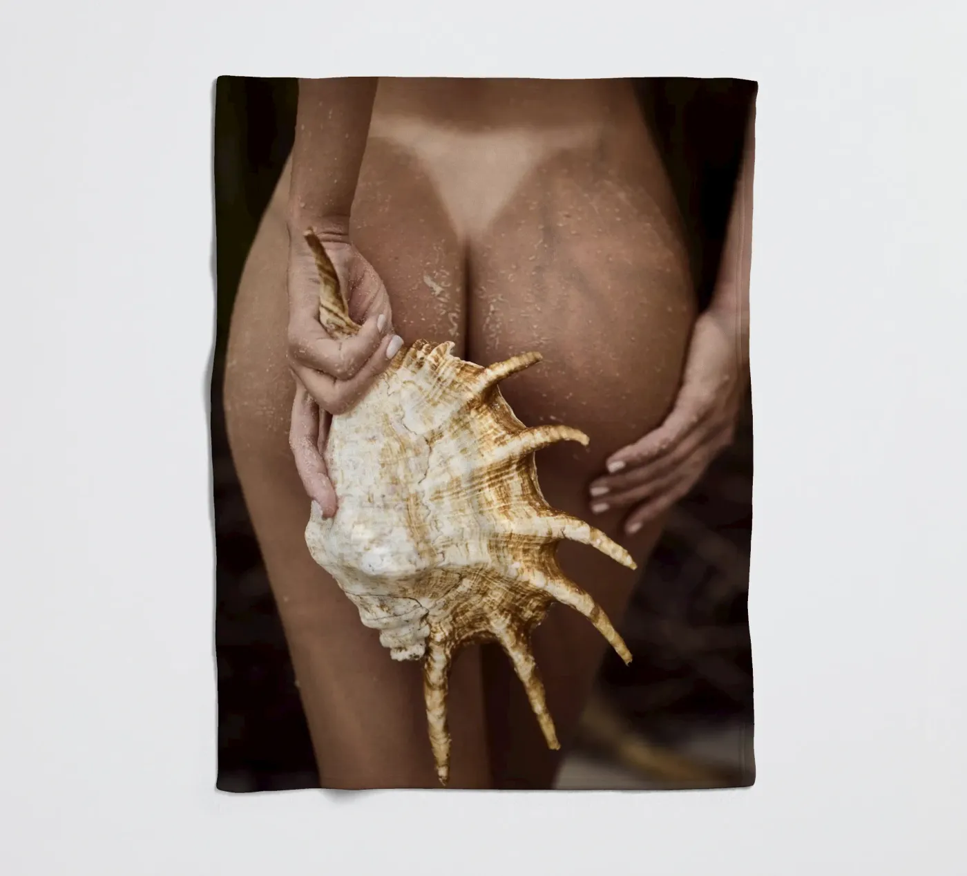 Seashell coperta in pile da Marie Bärsch