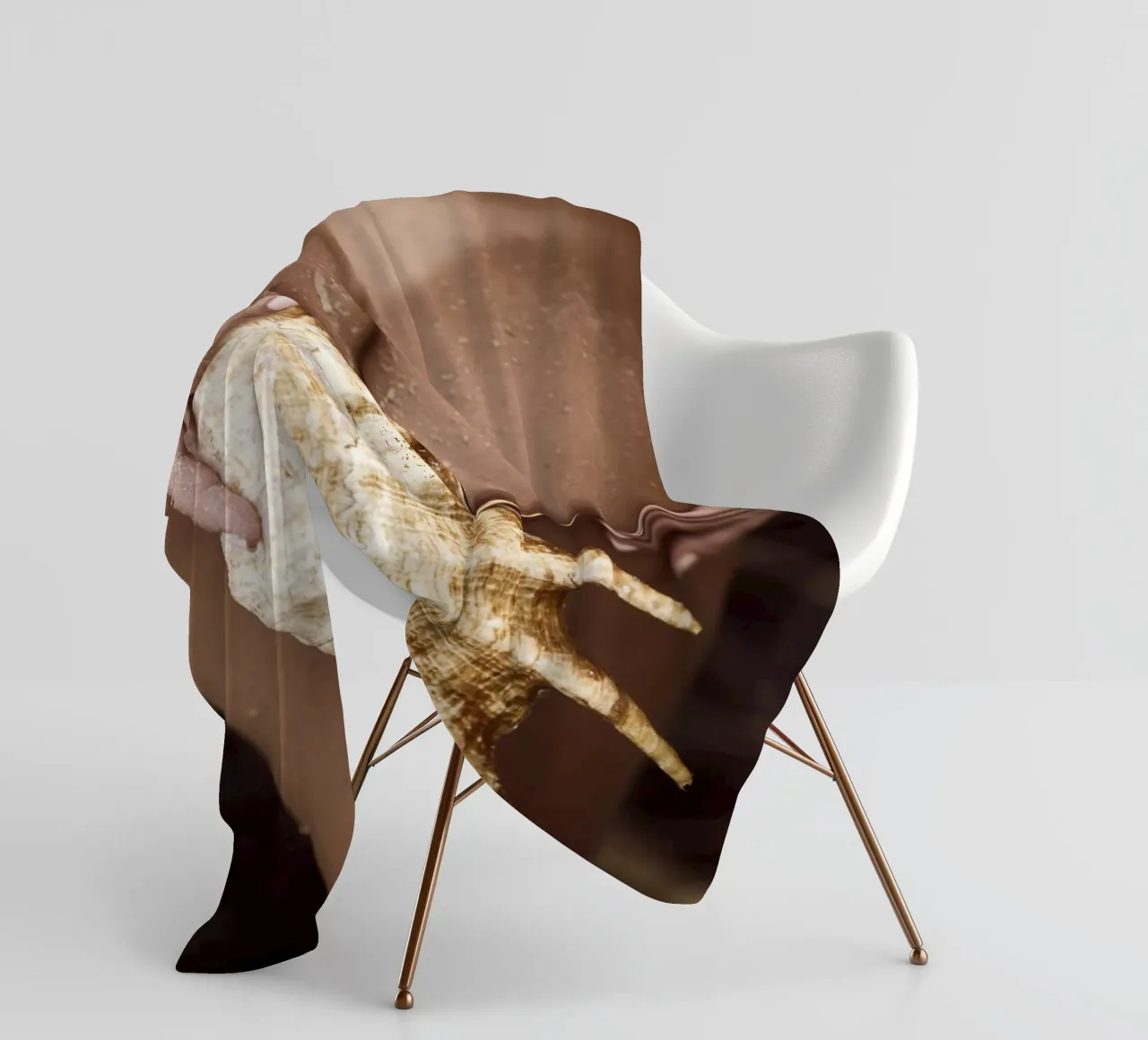 Seashell Fleecedecke von Marie Bärsch