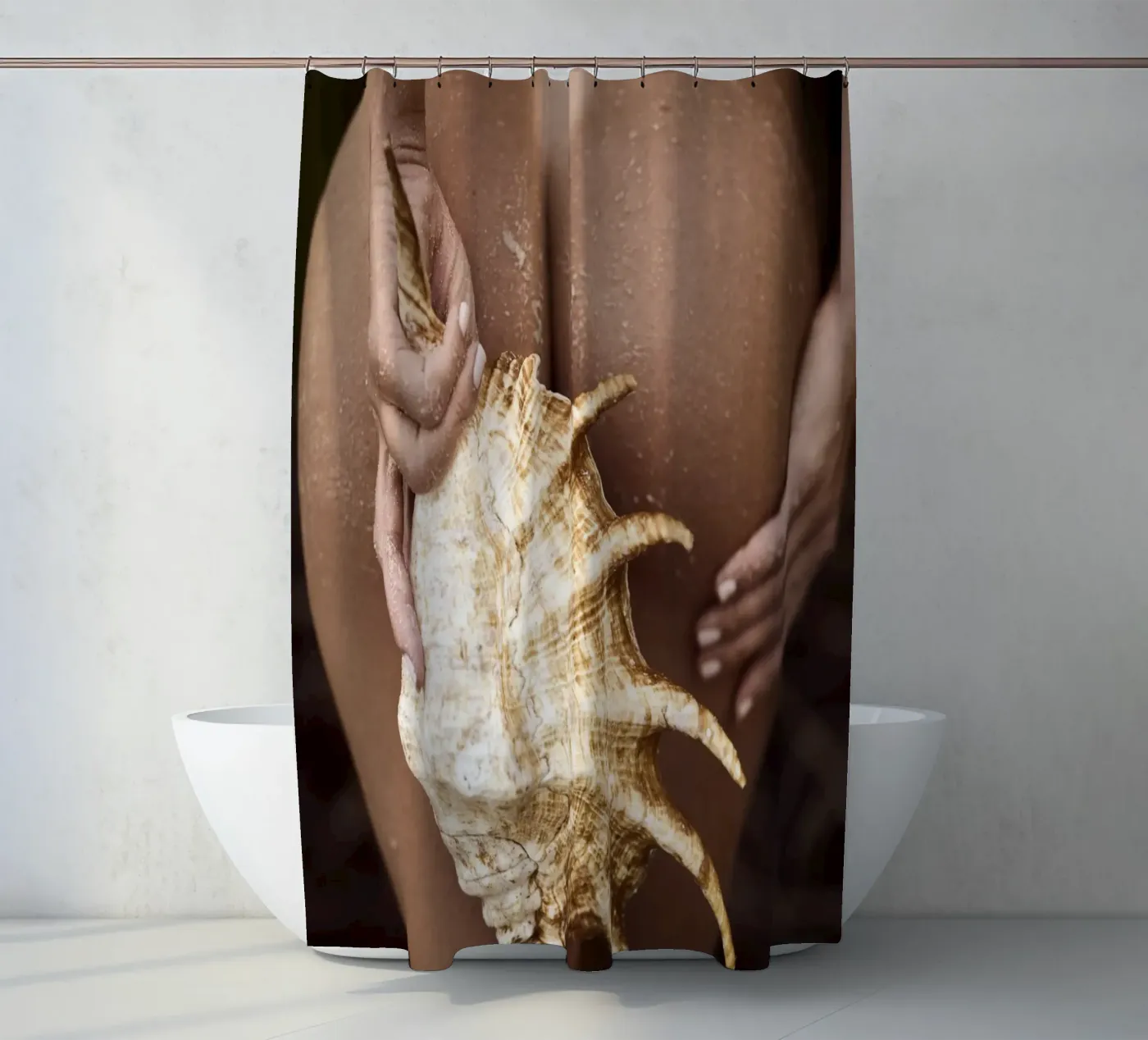 Seashell douchegordijn van Marie Bärsch