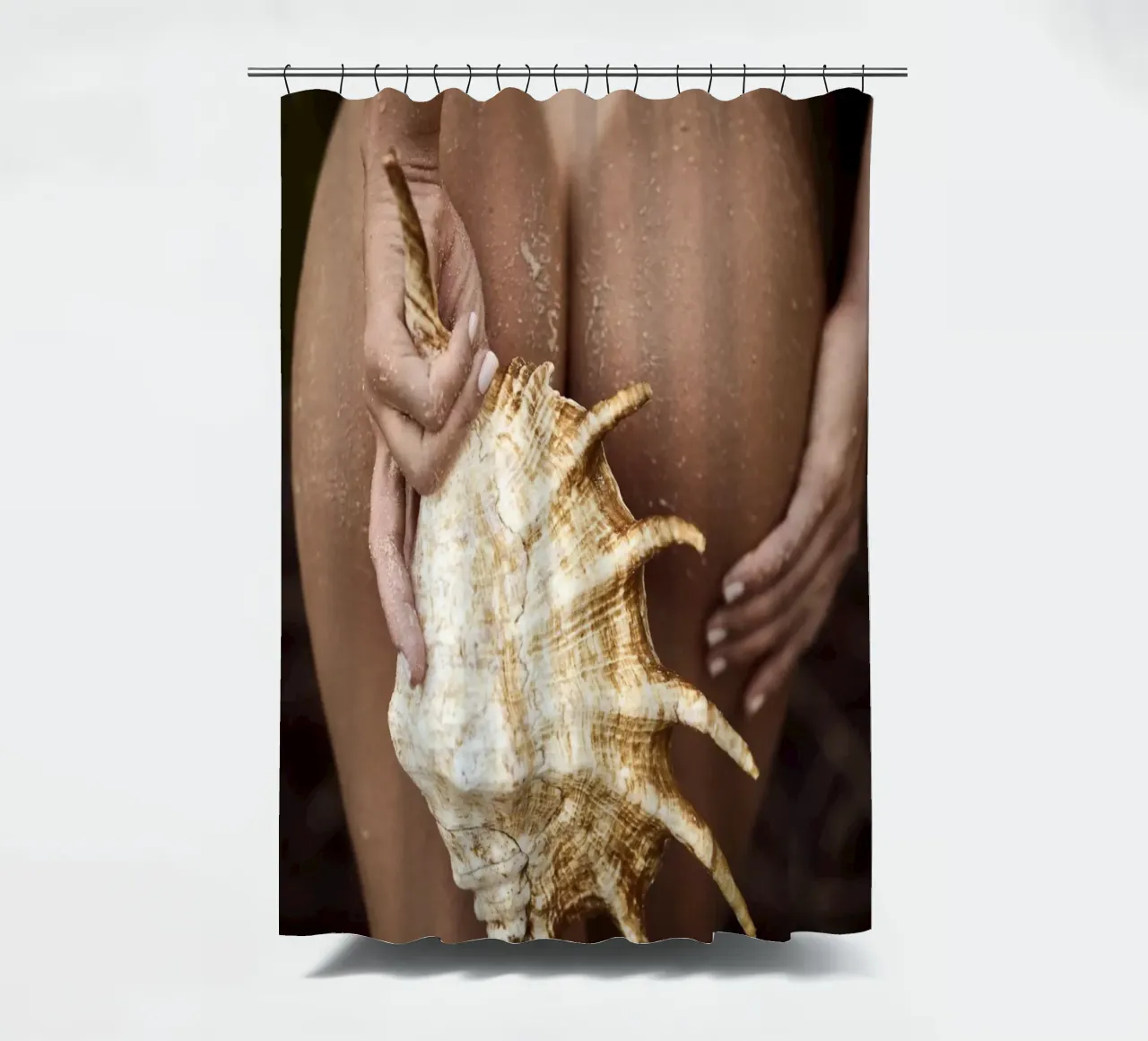 Seashell douchegordijn van Marie Bärsch