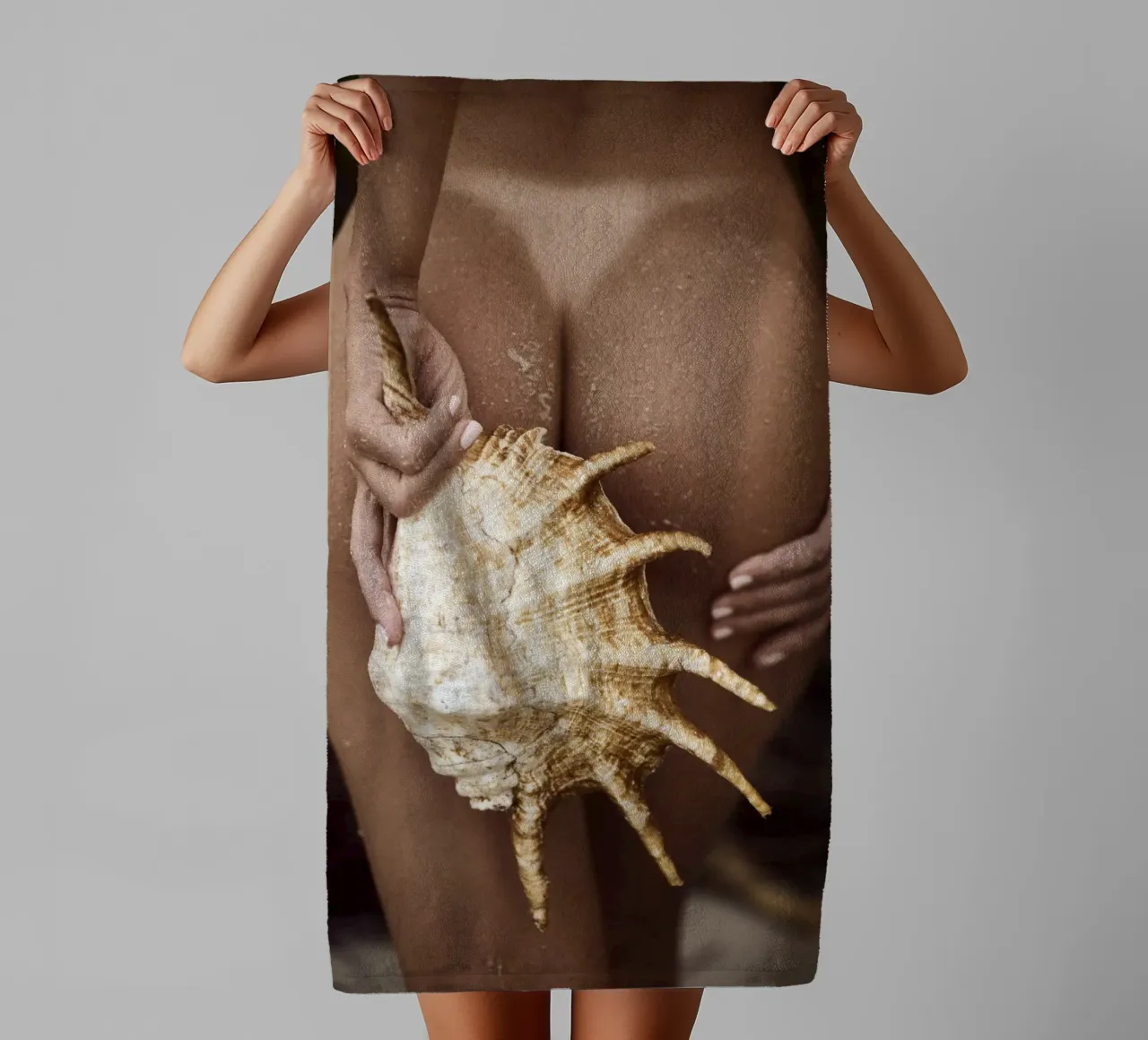 Seashell badhanddoek van Marie Bärsch