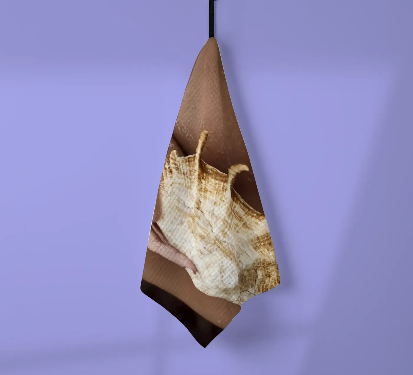 Seashell tea towel by Marie Bärsch