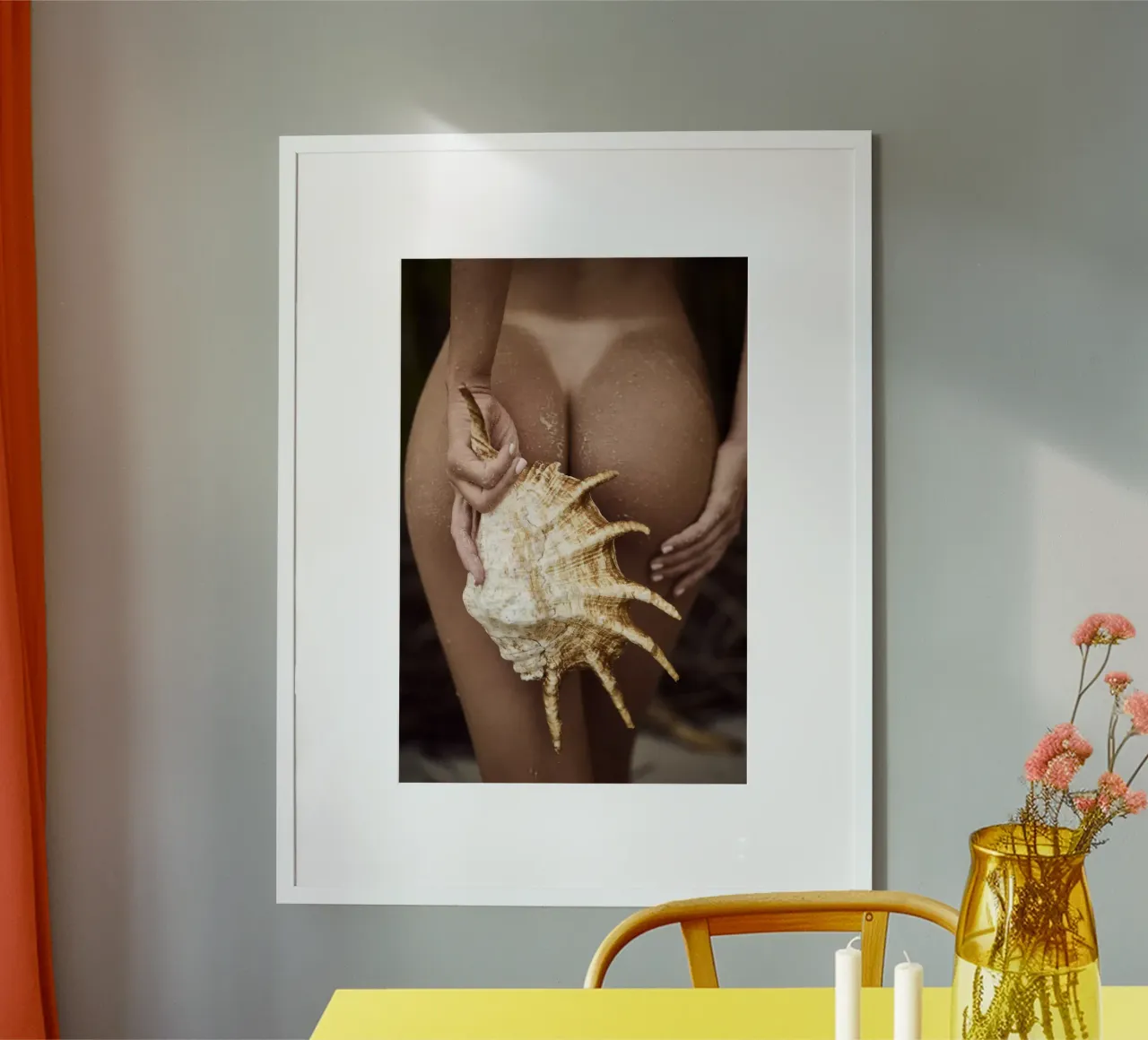 Seashell poster by Marie Bärsch