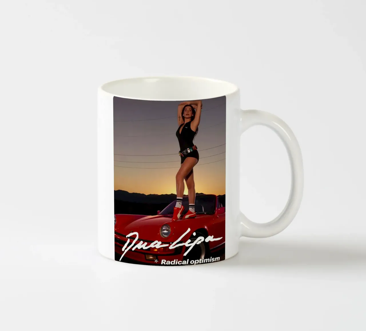 Dua Lipa tazza in ceramica da Musadad Shop