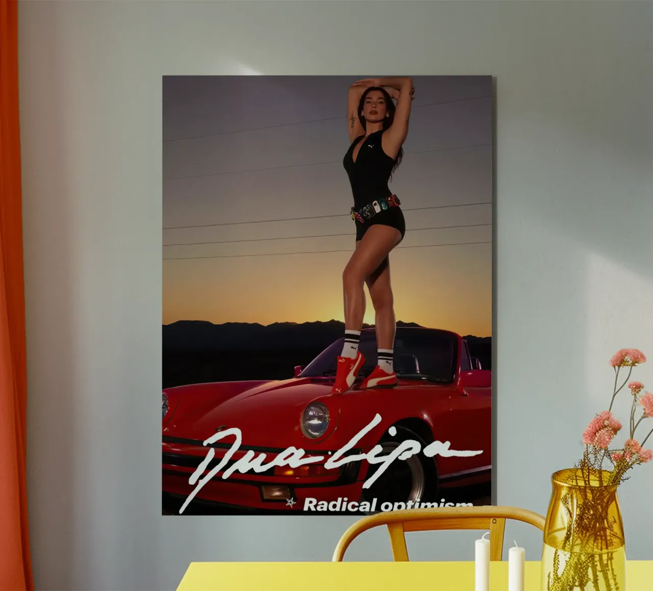 Dua Lipa alluminio dibond da Musadad Shop